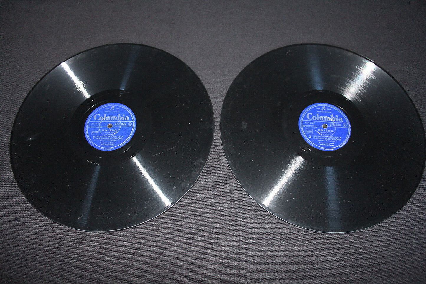 RAVEL / PAUL KLETZKI BOLERO LOT 2 x 78T COLUMBIA