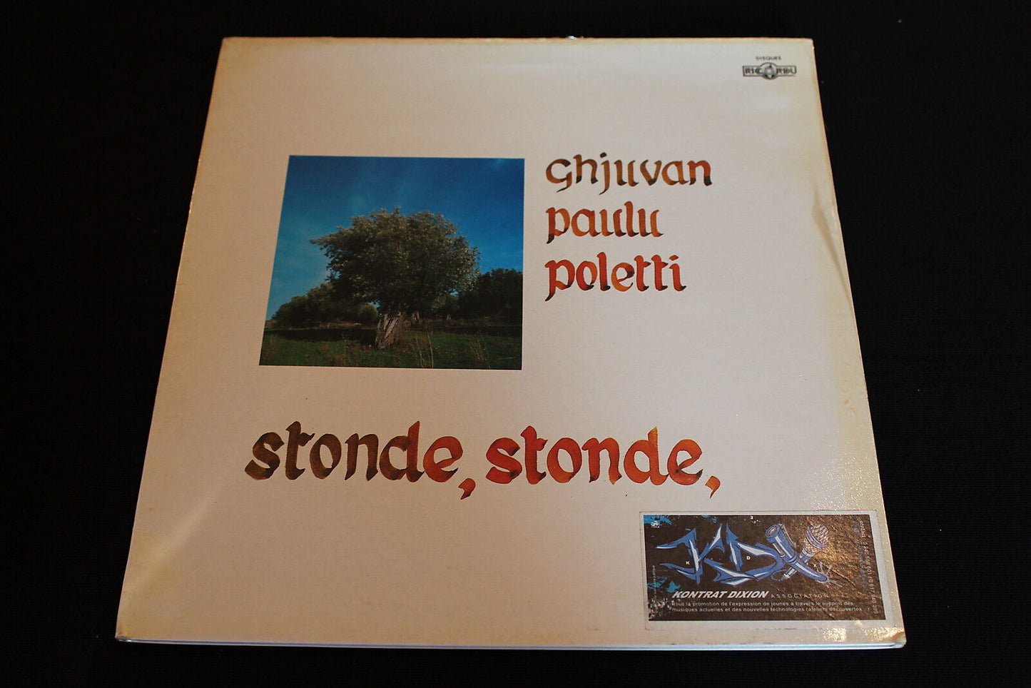 GHJUVAN PAULU POLETTI LP 33T 12" STONDE STONDE RICORDU LM 33 RI 250