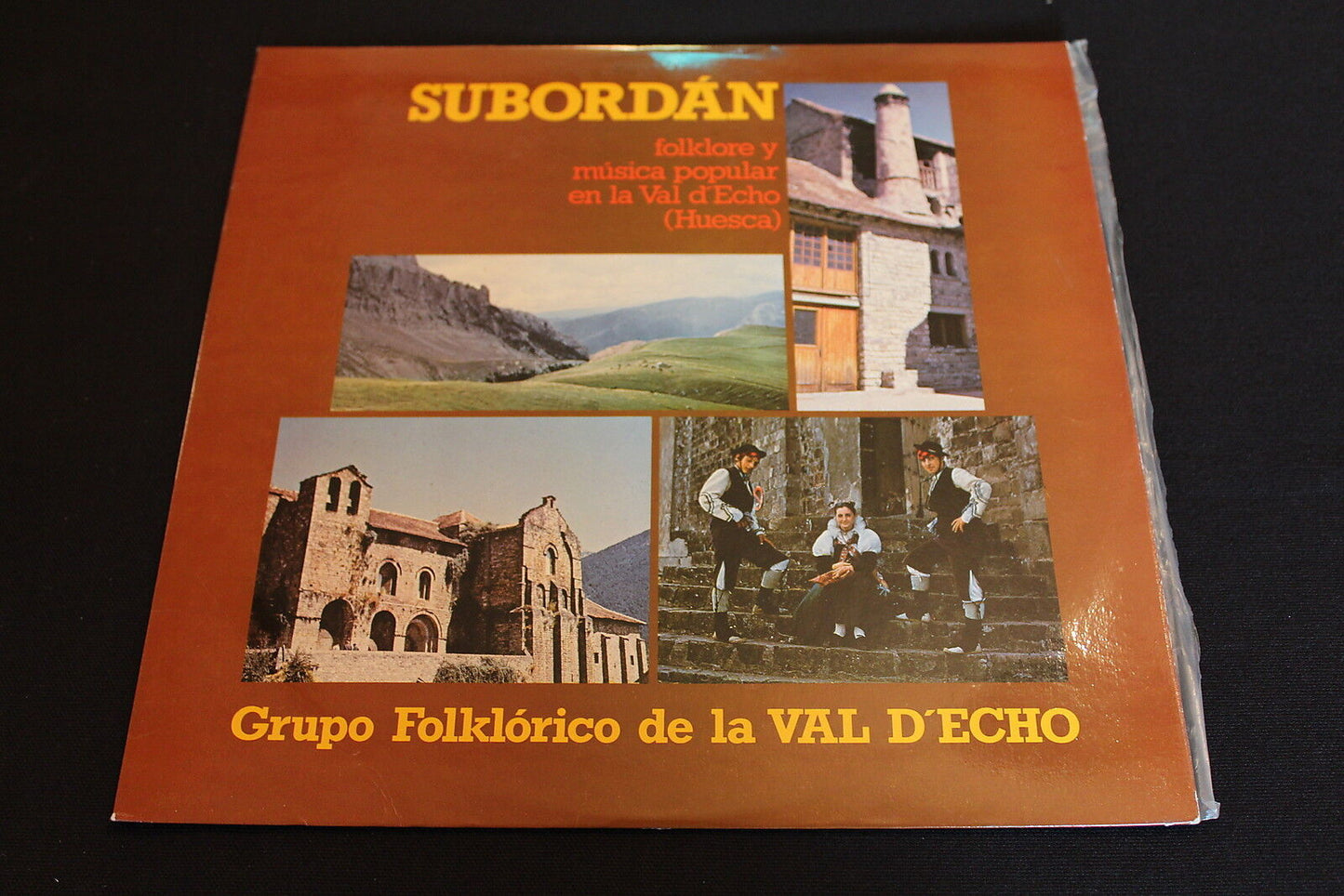 SUBORDAN FOLKLORE y MUSICA POPULAR EN LA VAL D'ECHO (HUESCA) LP 33T 12"