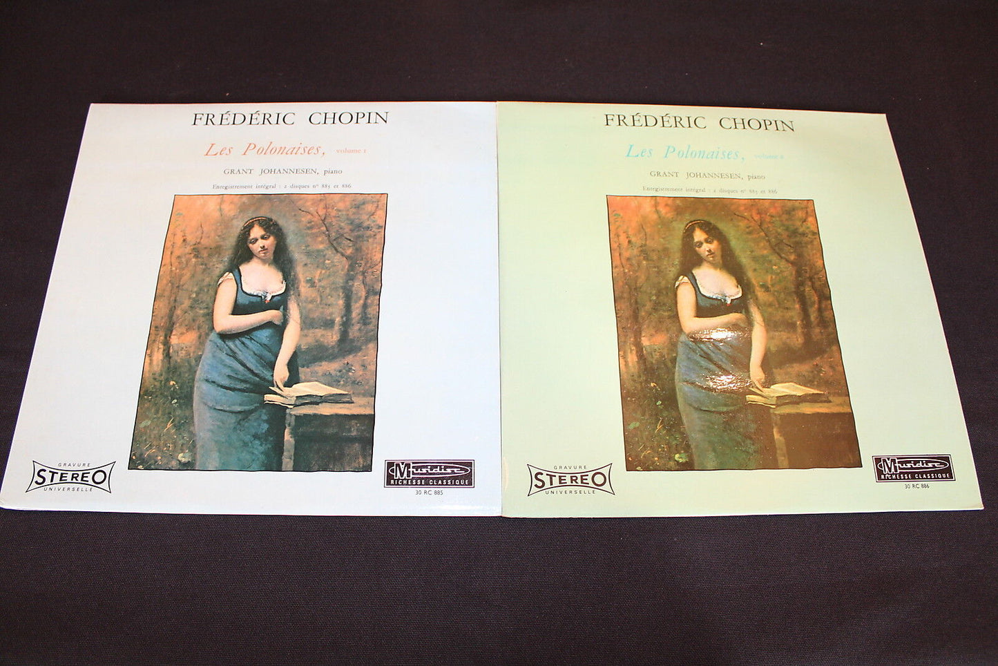 CHOPIN LOT OF 9 LP 33T 12" MUSIDISC