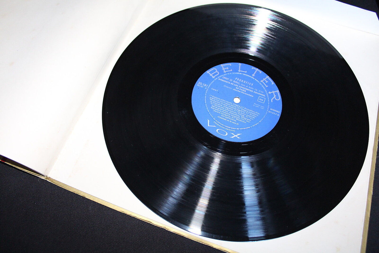 PROKOFIEV CHOUT / SINFONIA CLASICA LP 33T BELTER VOX 30181 1959 RARE