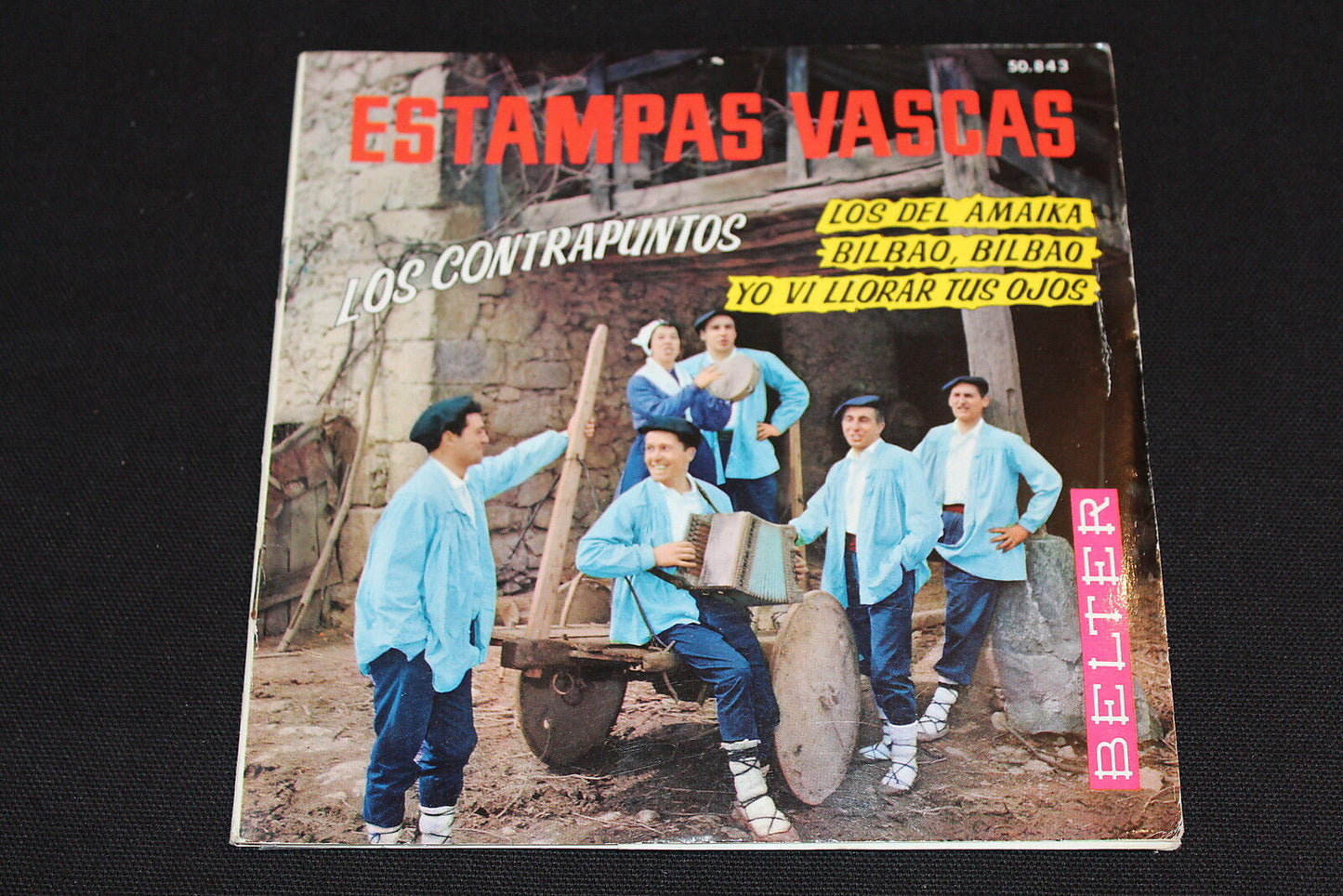 LOS CONTRAPUNTOS ESTAMPAS VASCAS BELTER 50843 EP 45T 7"