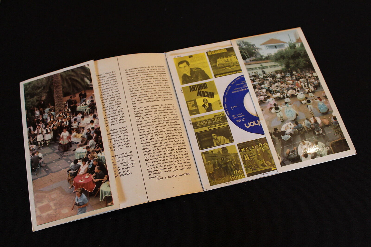 ISLAS CANARIAS AGRUPACION FOLKLORICA ROQUE NUBLO DISCOPHON EP 45T 7"