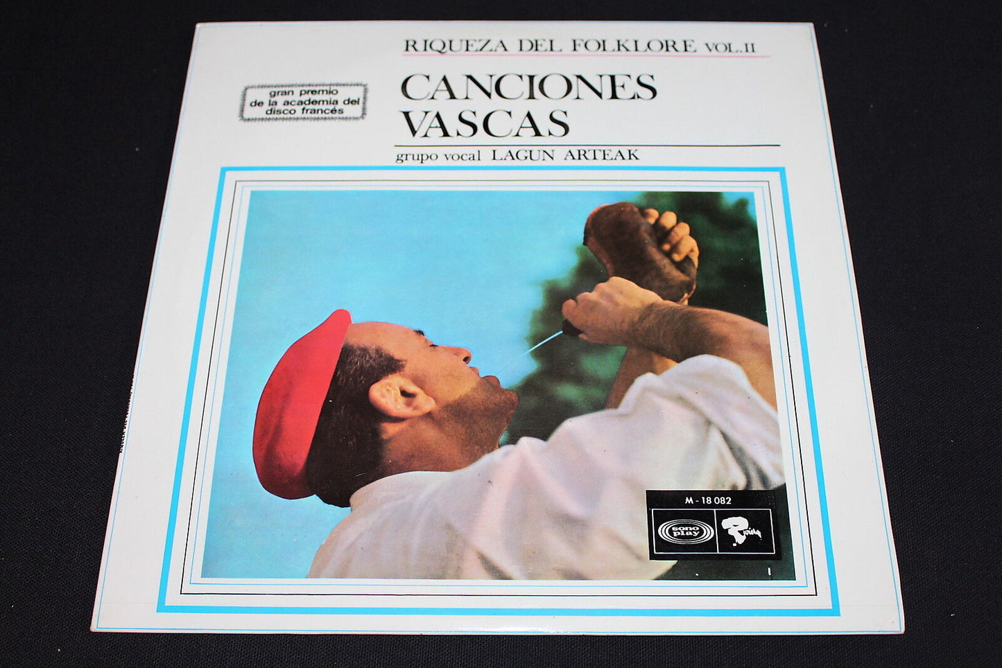CANCIONES VASCAS Grupo Vocal LAGUN ARTEAK SPAIN 1968 LP 33T 12"