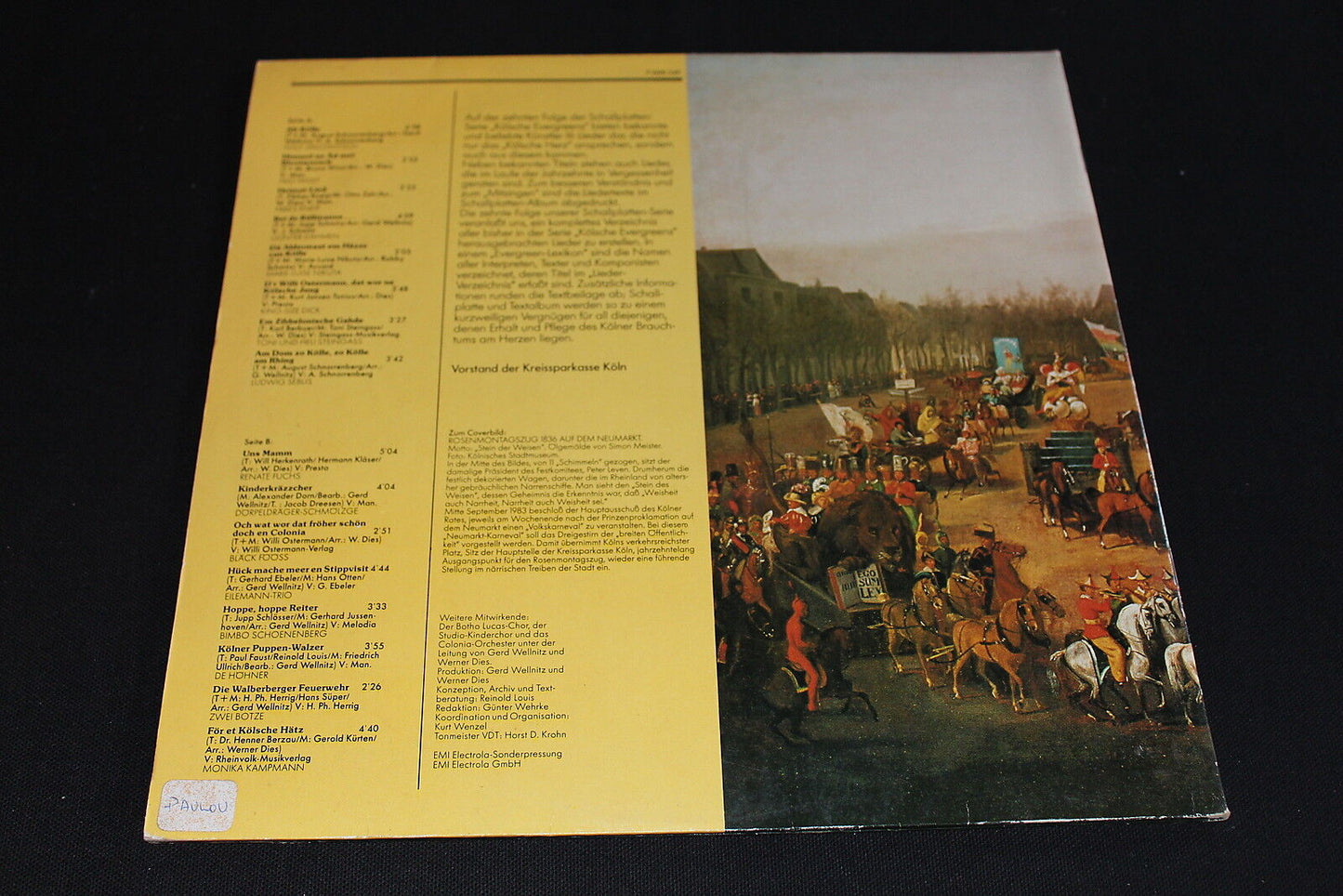 KÖLSCHE EVERGREENS 10 LP 33T 12"