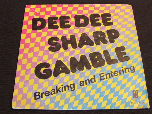 DEE DEE SHARP GAMBLE   SP 45T 7"   BREAKING AND ENTERING   1981
