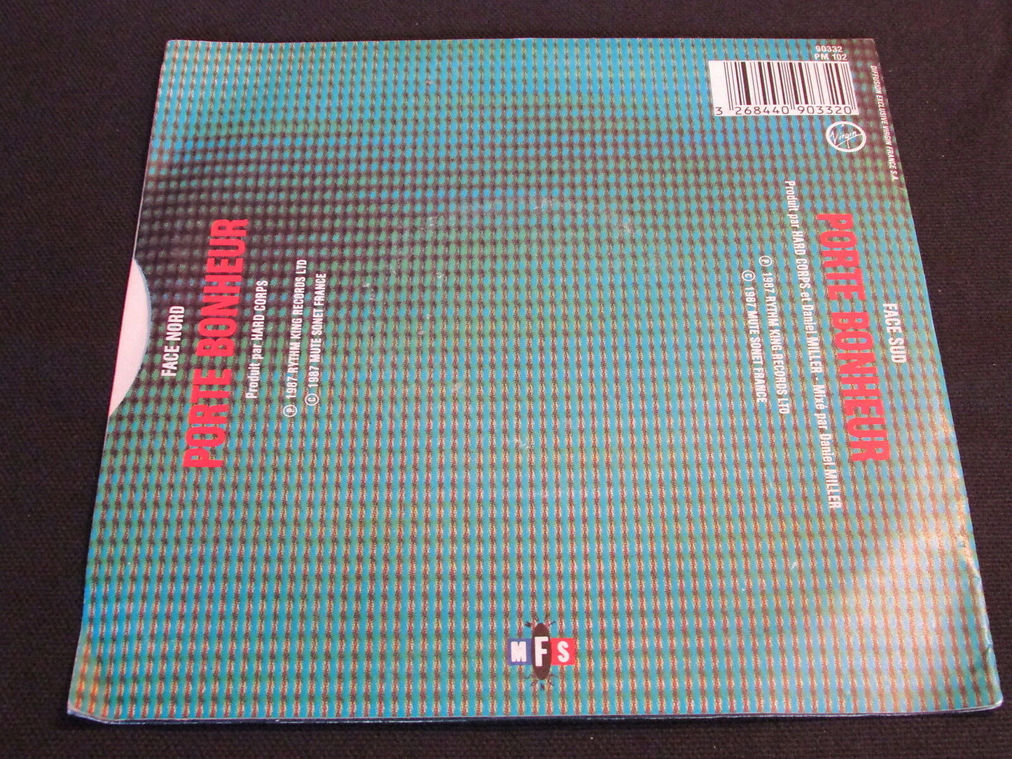 HARD CORPS SP 45T 7" PORTE-BONHEUR 1987 VIRGIN 90332