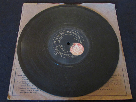 LE ROI DES TYROLIENS / LE DEPART DU PATRE   TYROLIENNE   PATHE   78T