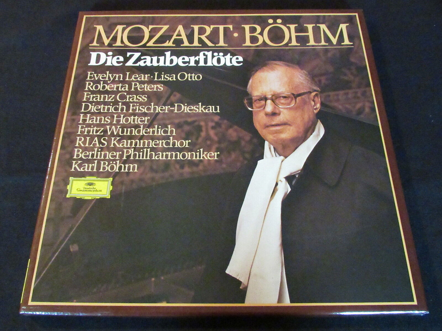 MOZART BOHM DIE ZAUBERFLOTE BOX 3 x LP 33T 12" 2720 079