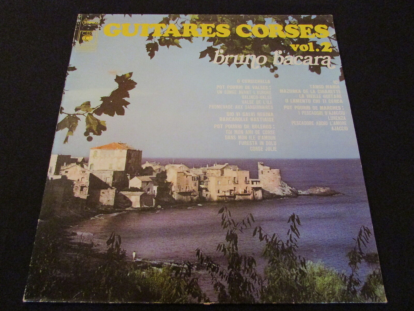 BRUNO BACARA GUITARES CORSES VOL.2 LP 33T 12" CBS 53138