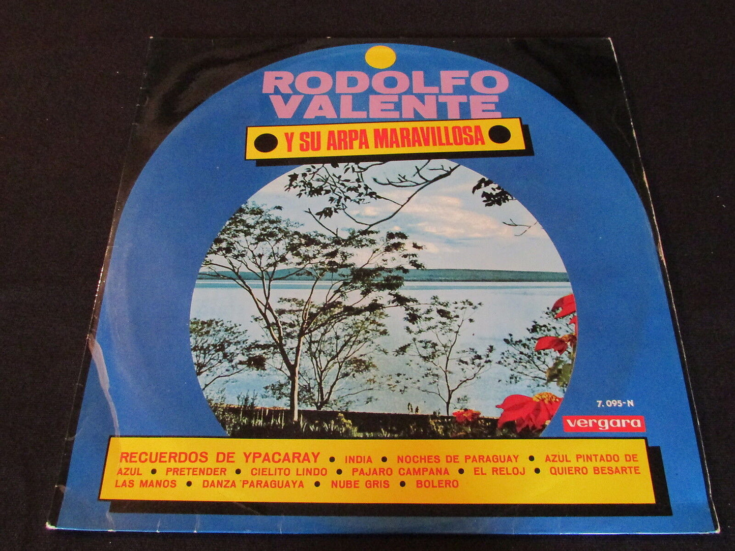 RODOLFO VALENTE y su ARPA MARAVILLOSA VERGARA 7095 SPAIN LP 33T 12"
