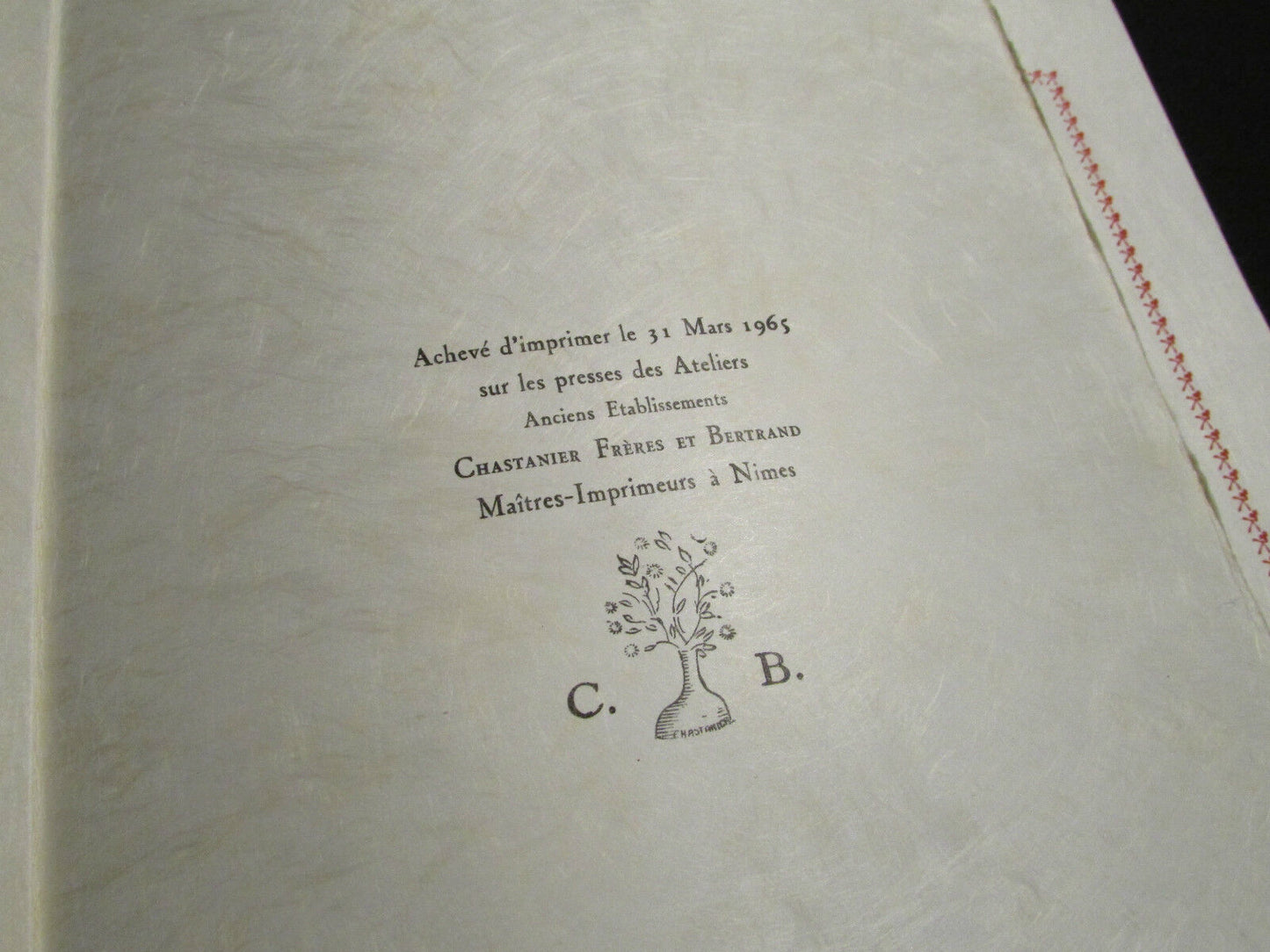CARMEN PROSPER MERIMEE CHASTANIER 1965