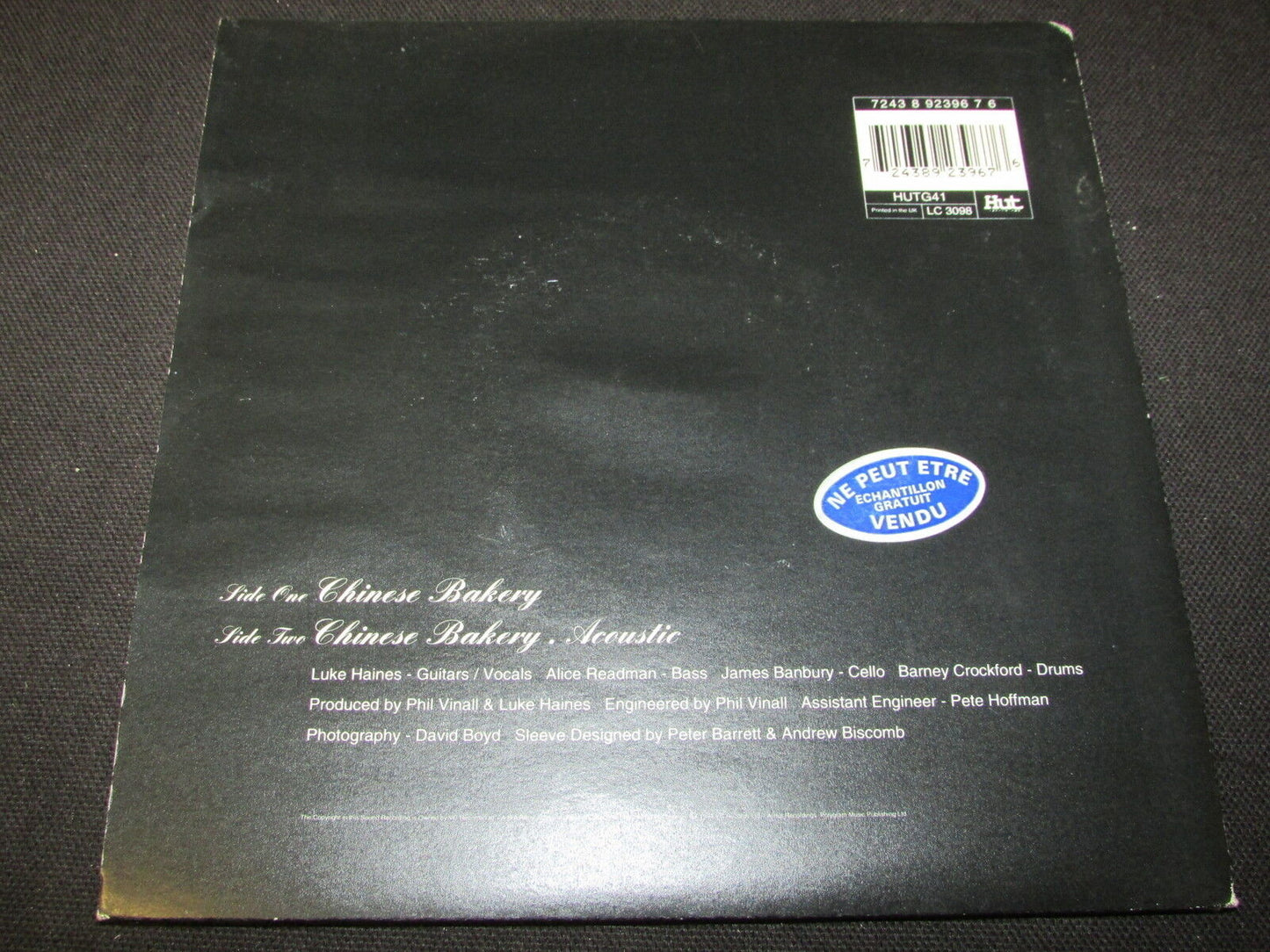 THE AUTEURS   2 x SP 45T 7"   CHINESE BAKERY   1994   UK