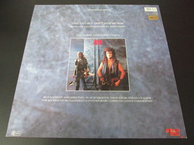 McCAULEY SCHENKER GROUP MSG MAXI 45T 12" TIME 1987