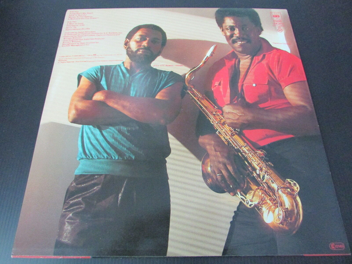 CLARENCE CLEMONS AND THE RED BANK ROCKERS LP 33T 12" RESCUE 1983