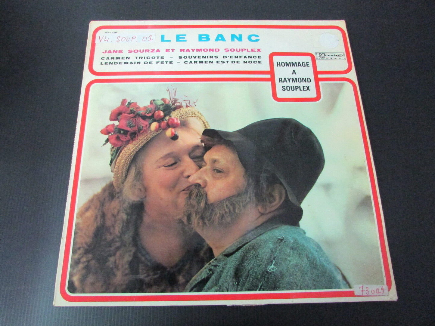 JANE SOURZA et RAYMOND SOUPLEX LE BANC LP 33T 12" FRANCE