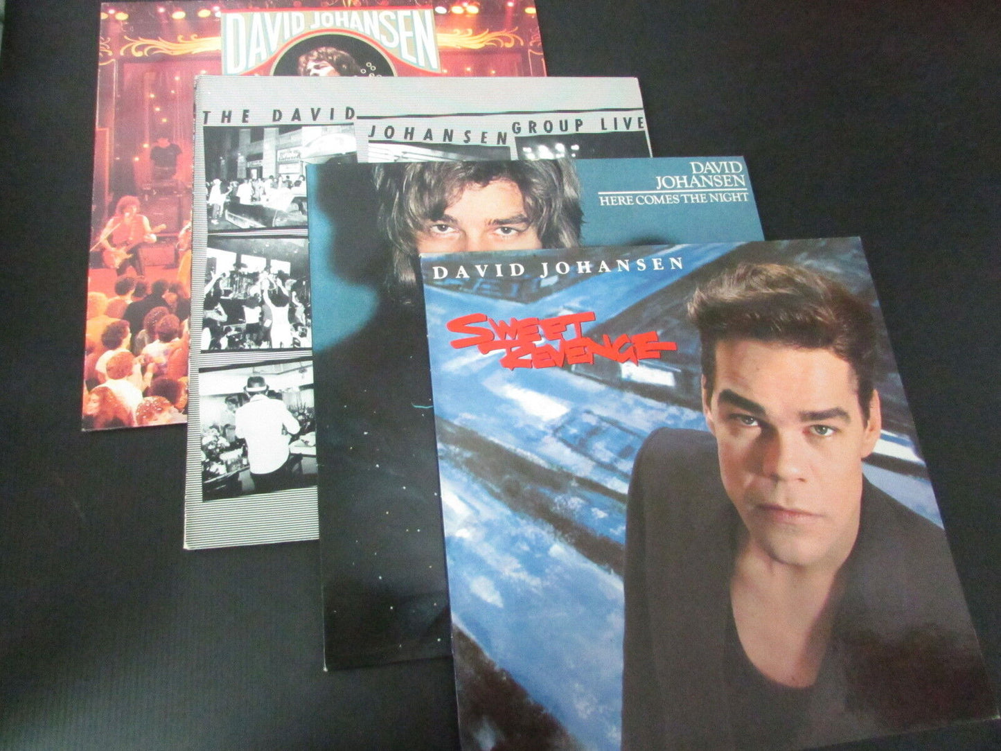 DAVID JOHANSEN LOT 4 x LP 33T 12"
