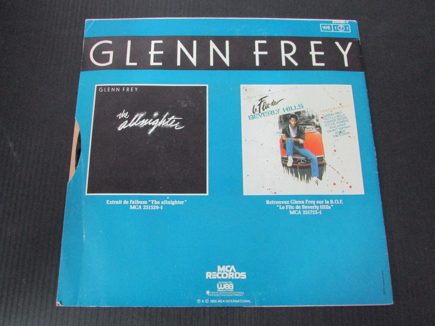 GLENN FREY   SP 45T 7"   SEXY GIRL   1985