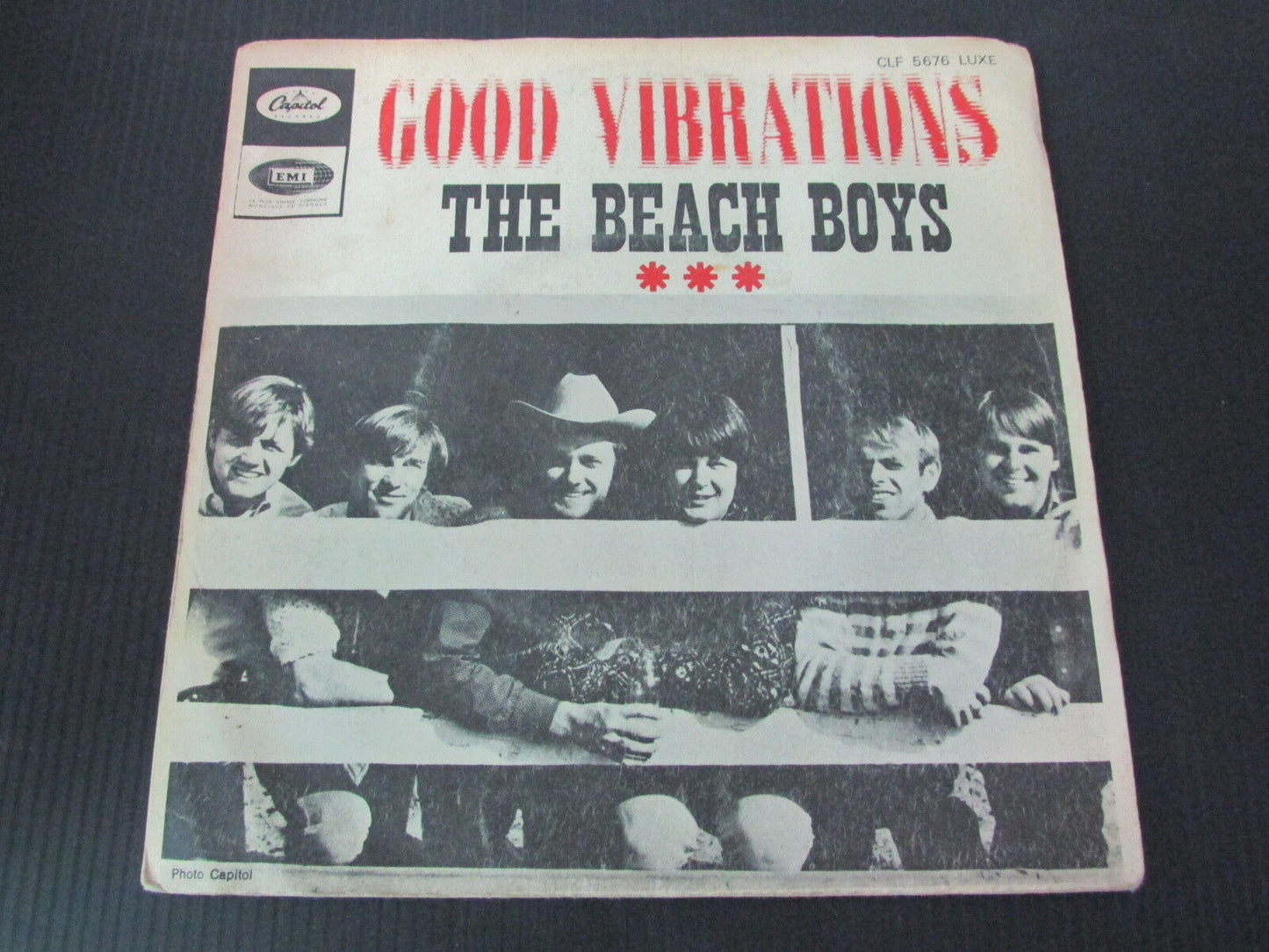 THE BEACH BOYS SP 45T 7" GOOD VIBRATIONS FRANCE CLF 5676
