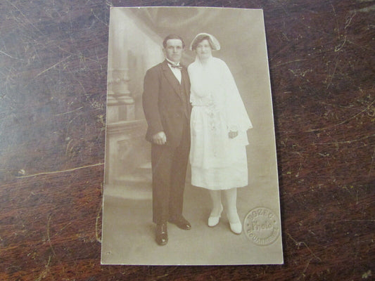 PHOTO ANCIENNE VINTAGE WEDDING SNAPSHOT   MARIAGE BRETAGNE DOUARNENEZ