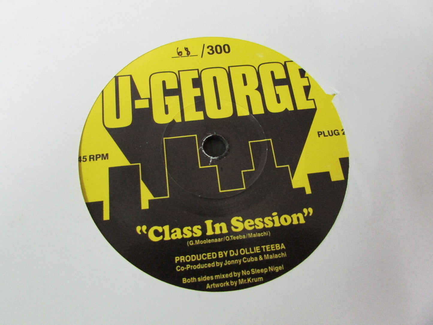 U-GEORGE / SOUNDSCI SP 45T 7" 2011 NUMBERED 68/300