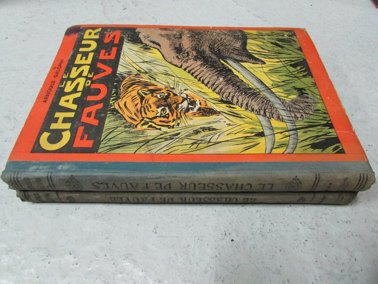 LE CHASSEUR DE FAUVES LOT DE 2 VOLUMES