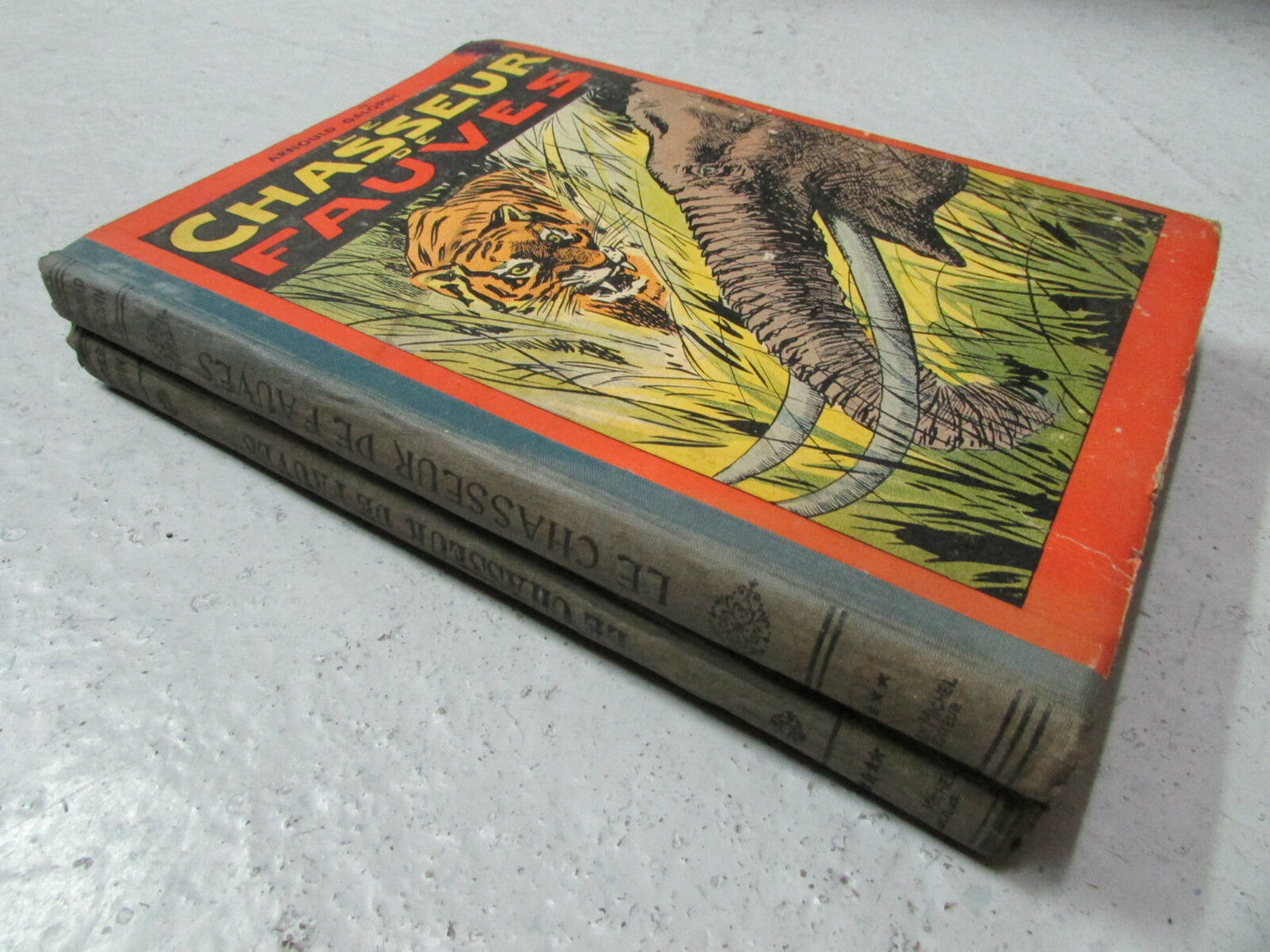 LE CHASSEUR DE FAUVES LOT DE 2 VOLUMES