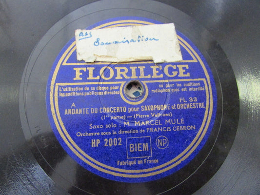 MARCEL MULE   SAXO SOLO   FLORILEGE HP 2002   78T