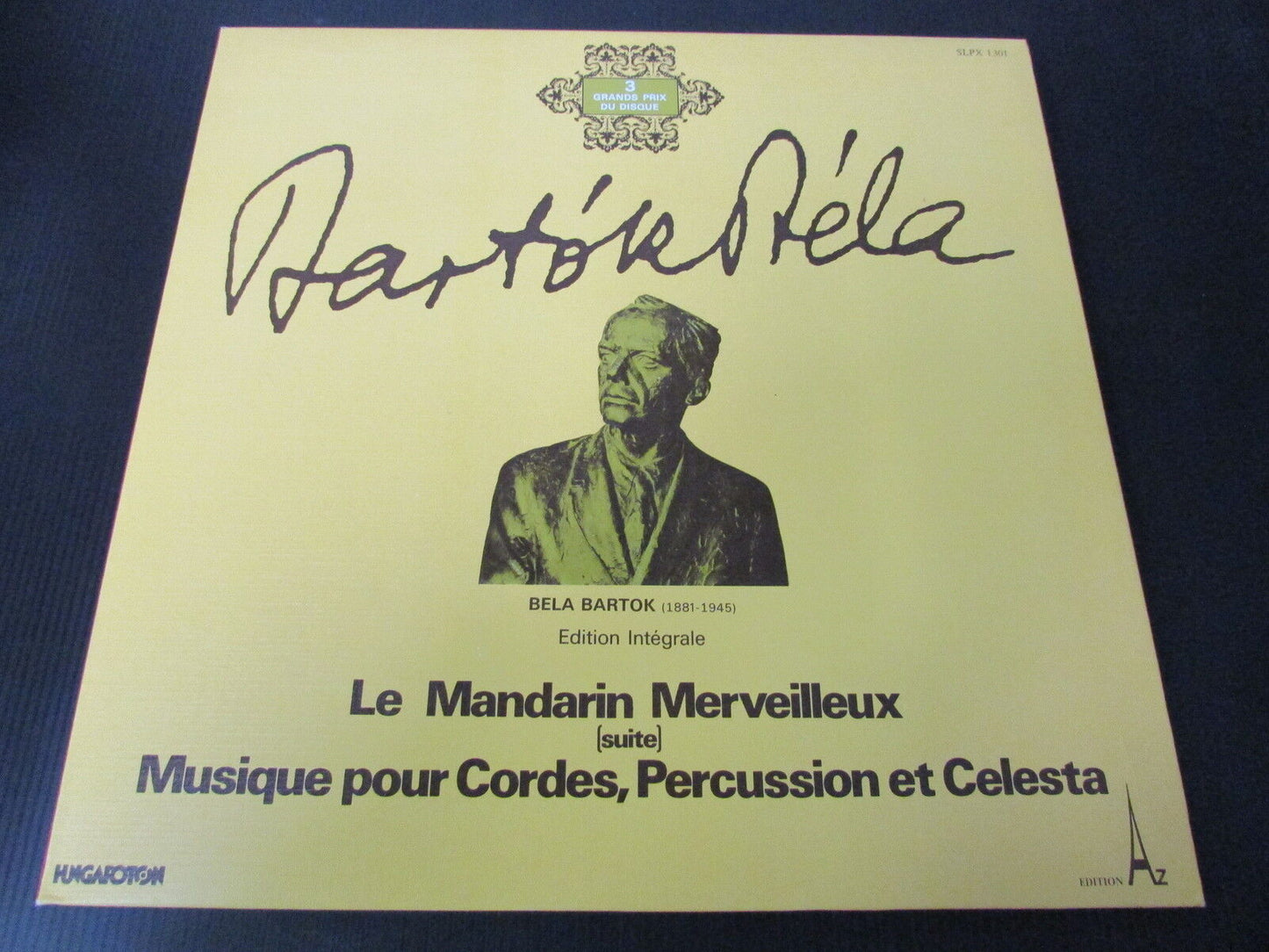 BELA BARTOK HUNGAROTON SLPX 1301 HUNGARY 1977 LP 33T 12"
