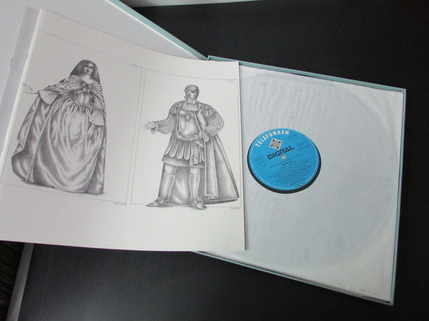 MOZART IDOMENEO HARNONCOURT TELEFUNKEN 635547 BOX 4 x LP 33T 12"