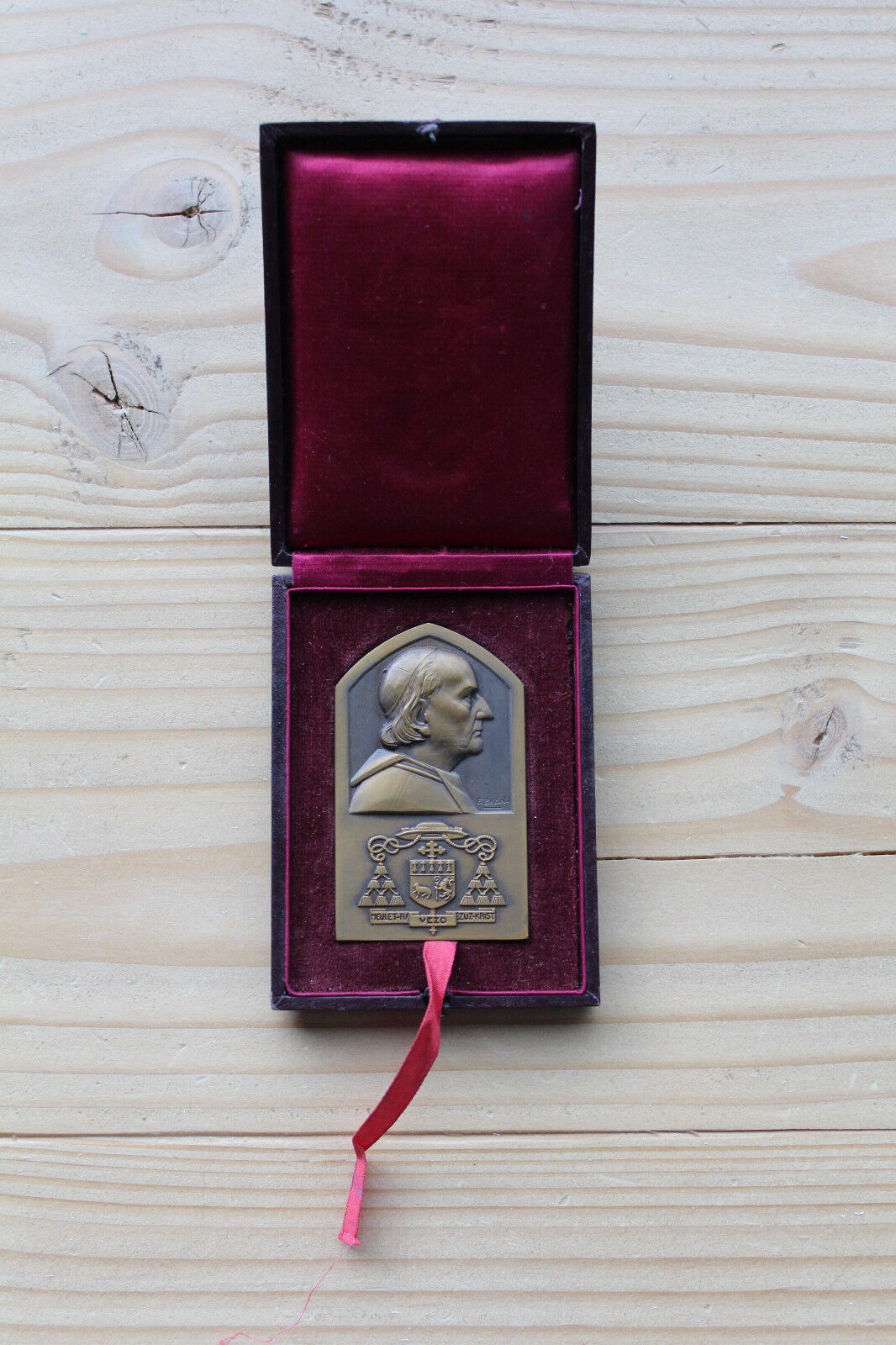 Ancienne Médaille Bronze Bazin ADOLPHE DUPARC Bretagne Quimper 1933