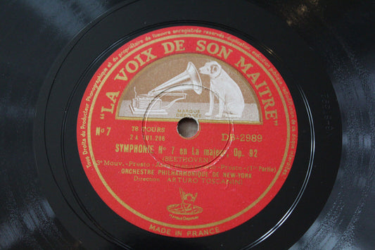 ARTURO TOSCANINI   LOT 5 x 78T   CLASSICAL