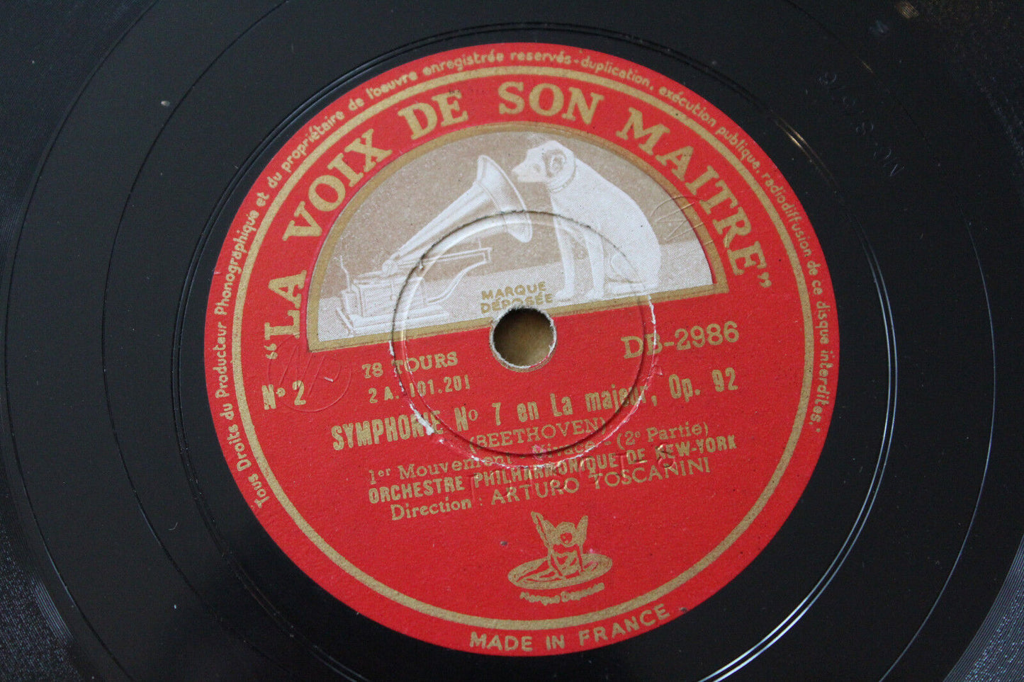 ARTURO TOSCANINI LOT 5 x 78T CLASSICAL
