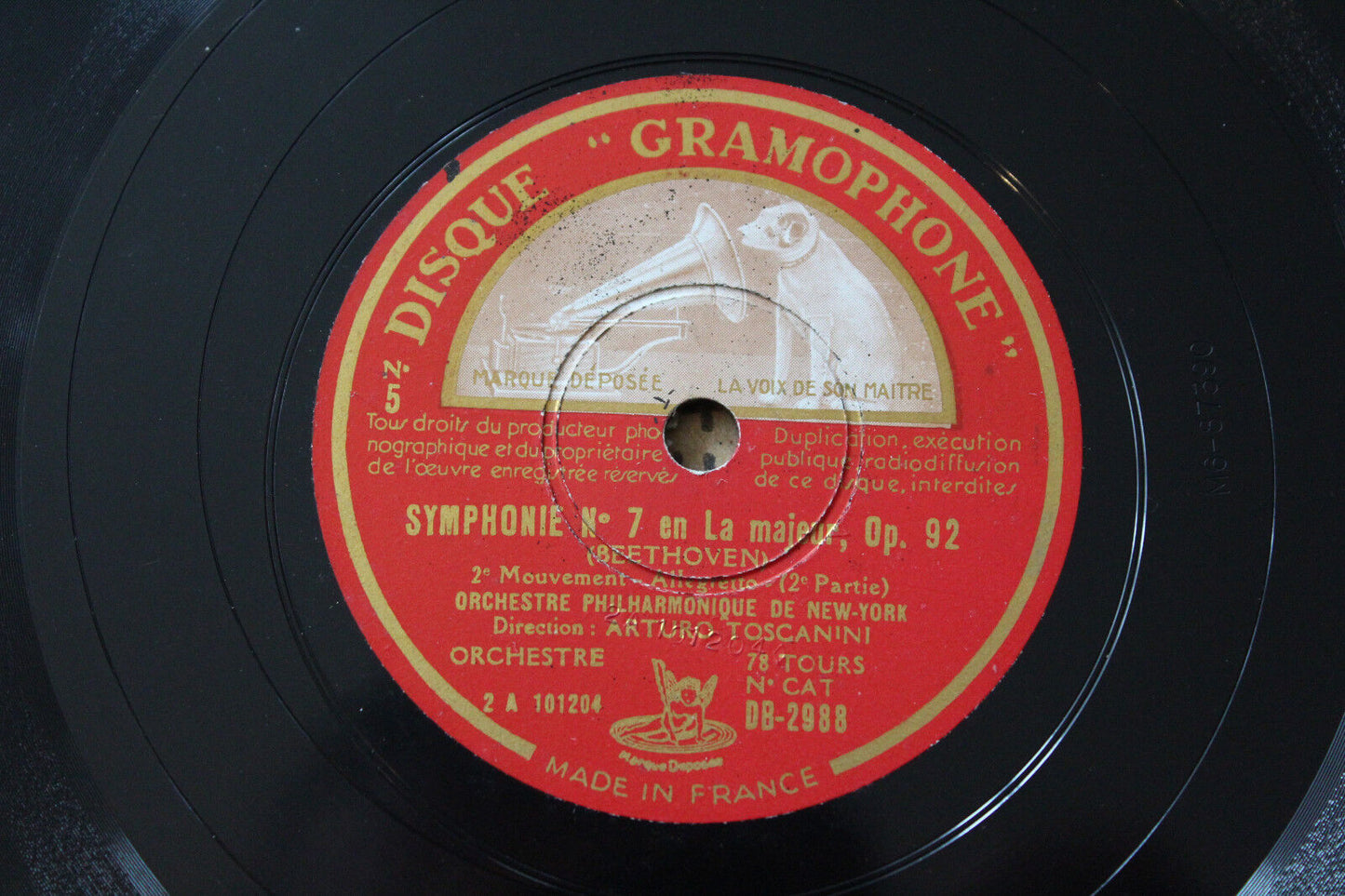 ARTURO TOSCANINI LOT 5 x 78T CLASSICAL