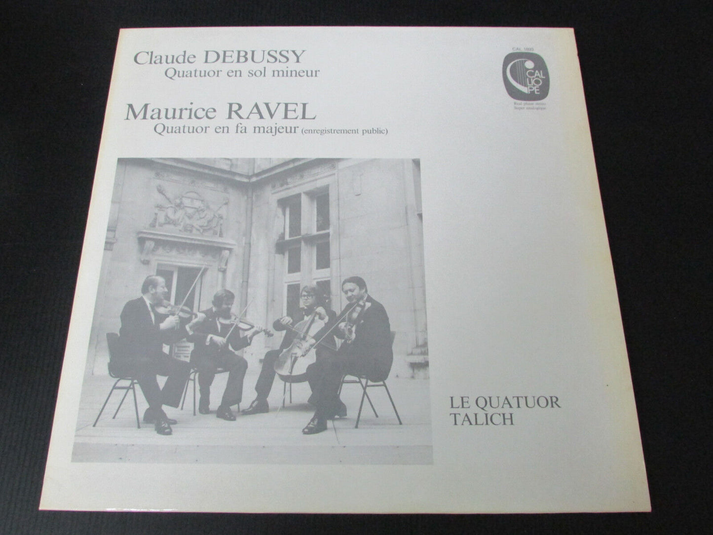 DEBUSSY RAVEL QUATUOR TALICH CALIOPE CAL 1893