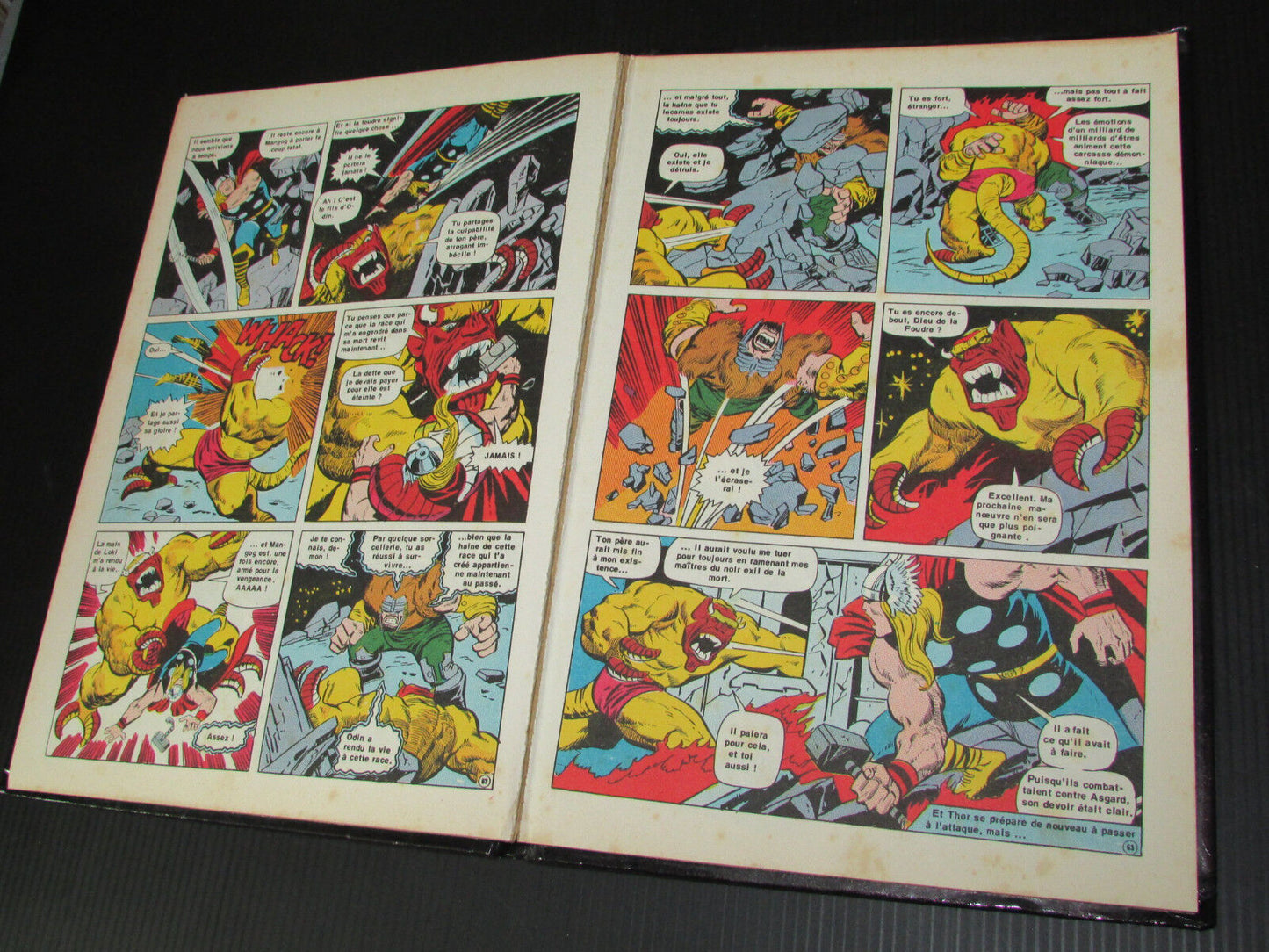 COMICS THOR LE FILS D'ODIN ARTIMA MARVEL AREDIT 1981 L'OMBRE DE MANGOG