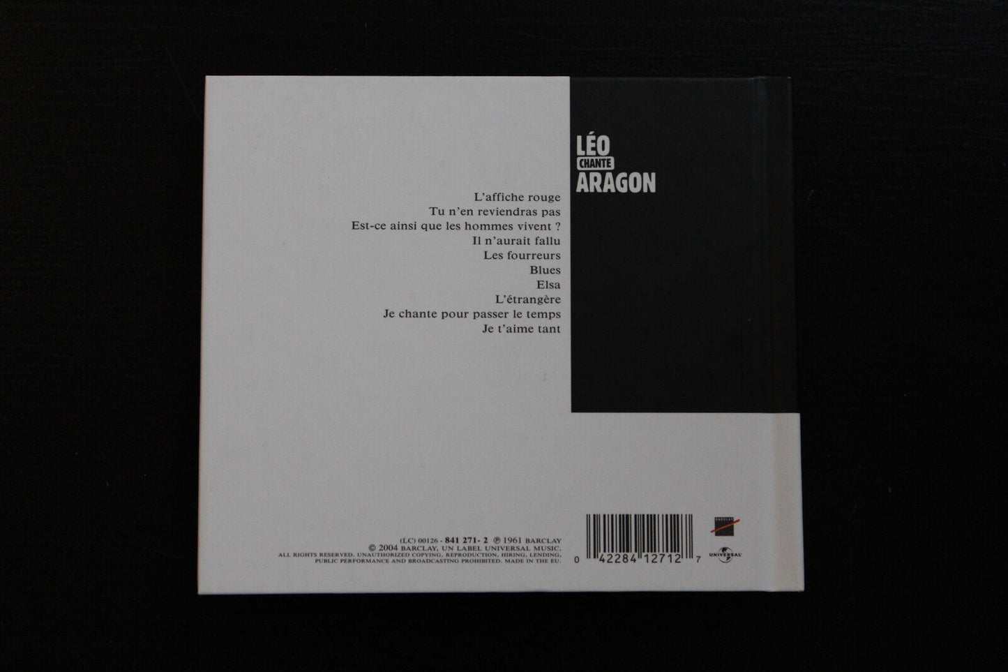 LEO FERRE Joli LOT DE 5 CD avec LIVRETS