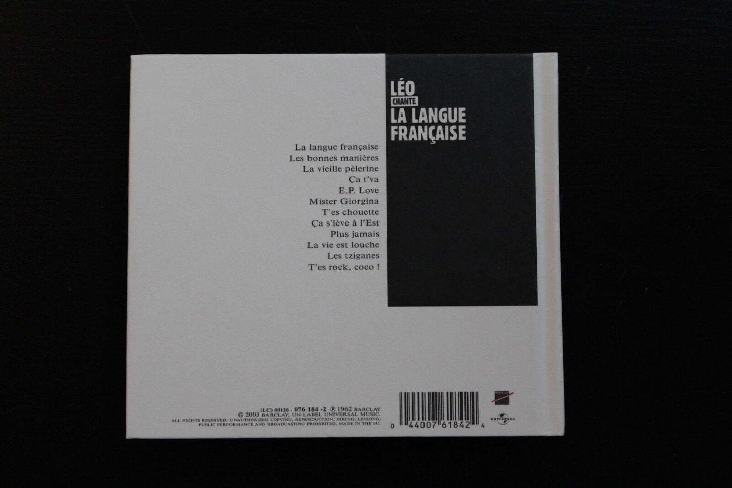 LEO FERRE Joli LOT DE 5 CD avec LIVRETS