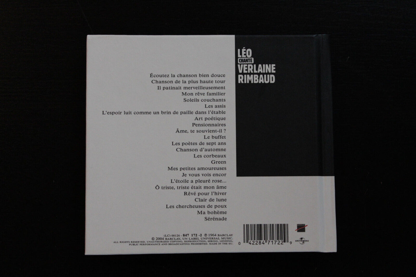LEO FERRE Joli LOT DE 5 CD avec LIVRETS