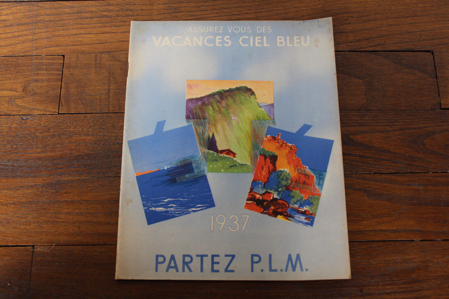 LE BULLETIN PLM Lot de 8 numéros (1934 - 1937) + 1 Livret Publicitaire TRAIN