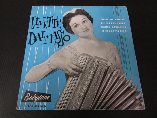 LINETTE DALMASSO   EP 45T 7"   PERLES DE CRISTAL   BABYLONE BAB 544 STA