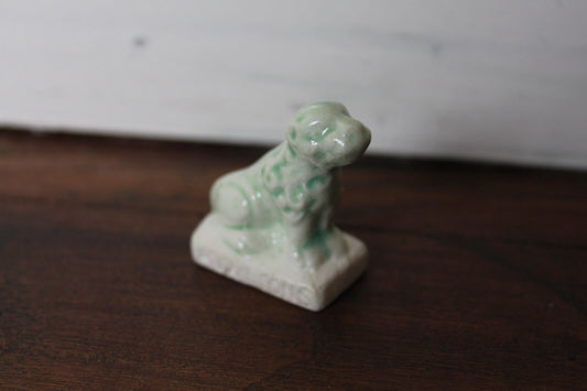 Petit sujet animalier PUBLICITAIRE lion AUX LIONS DE FAÏENCE Rue de Rivoli PARIS