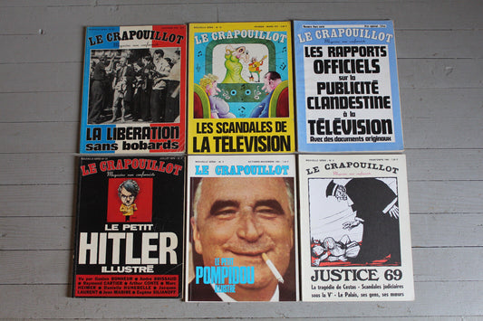 LE CRAPOUILLOT   LOT de 30 numéros (1967-1977)
