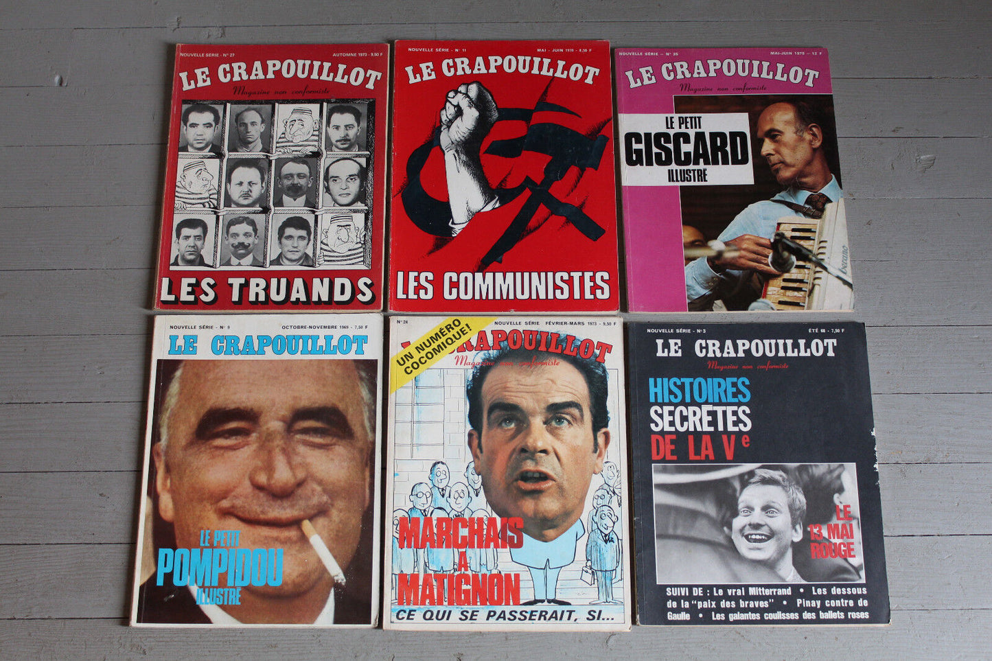 LE CRAPOUILLOT LOT de 30 numéros (1967-1977)