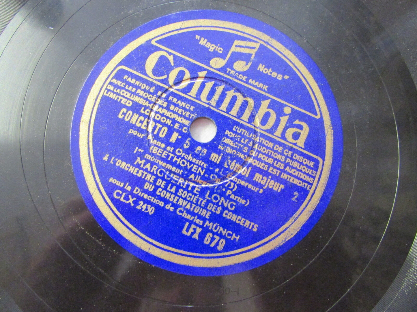 LOT 5 x 78T 78 RPM MUSIQUE CLASSIQUE CLASSICAL