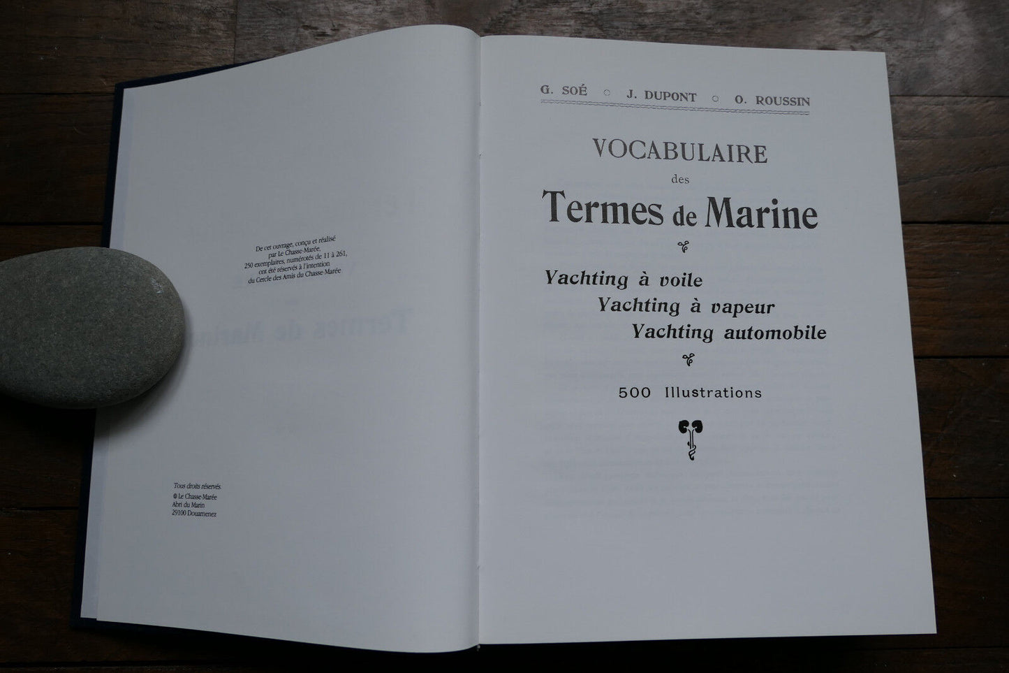 DICTIONNAIRE DE MARINE PECHE COMMERCE YACHTING LE CHASSE-MAREE ARMEN 1990