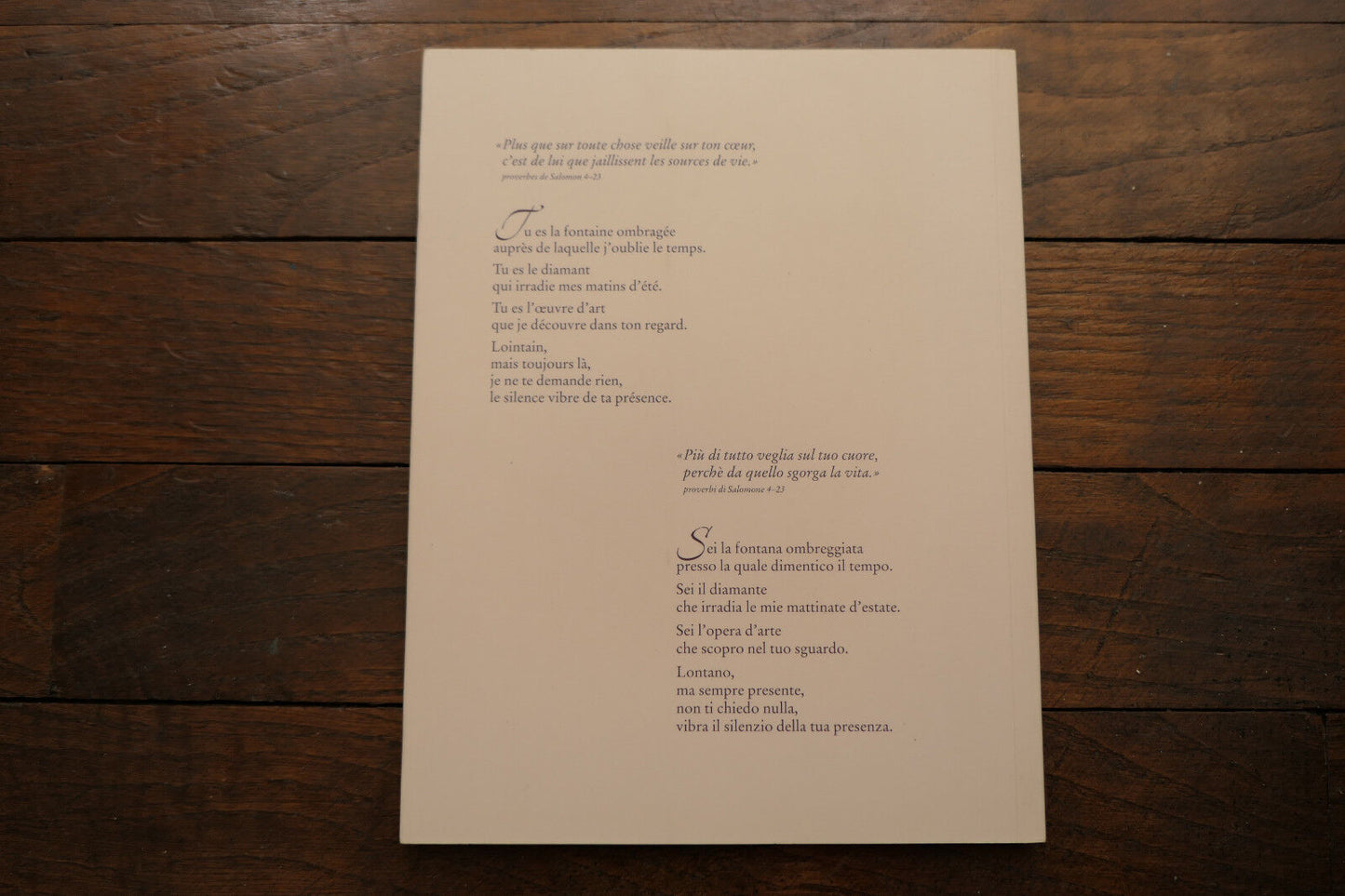 THERESE DE VOS MEZZA VOCE 40 POEMES POESIE FRANCAIS ITALIEN 2003