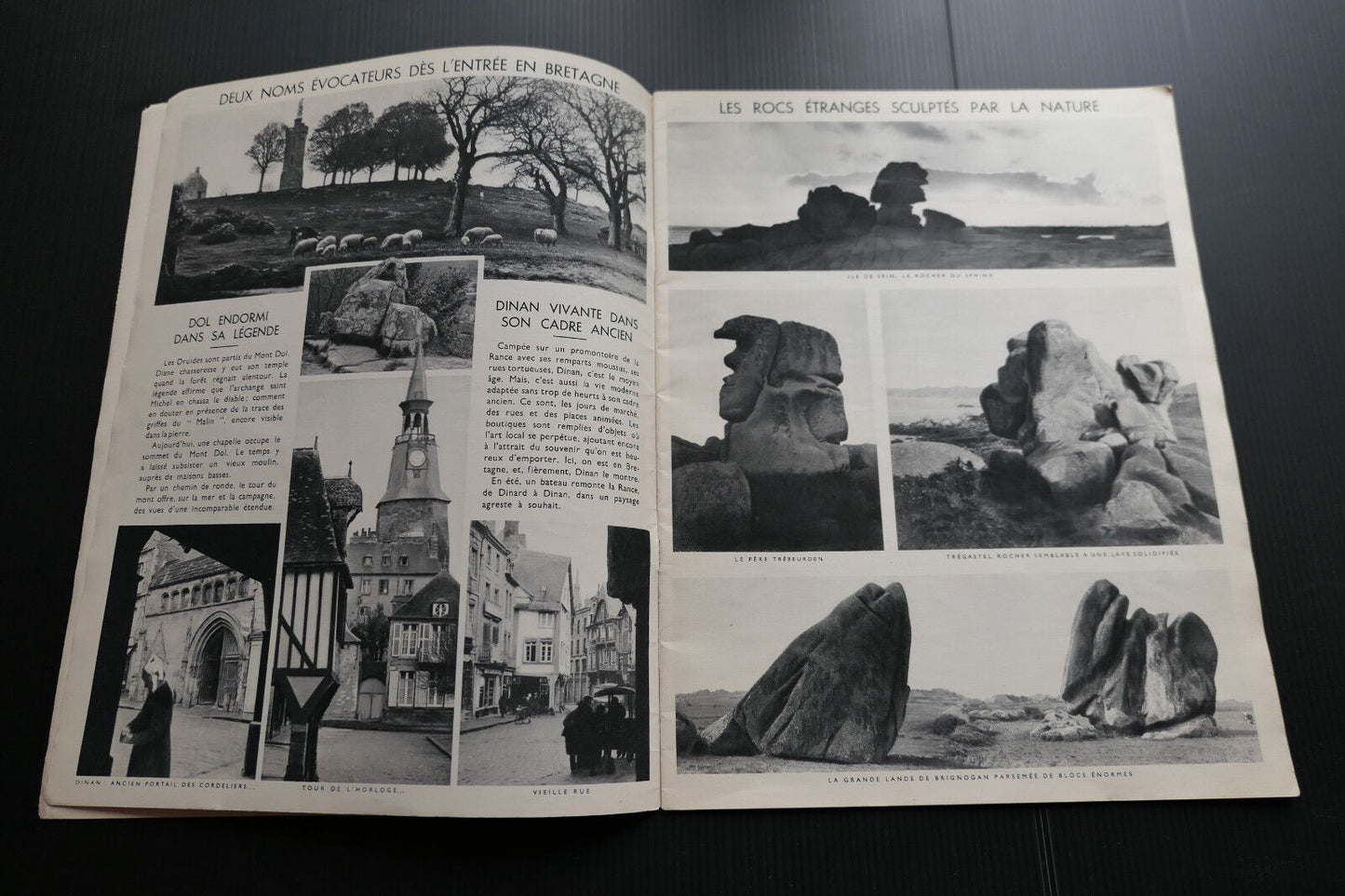 ANCIEN LIVRET GUIDE TOURISTIQUE BRETAGNE CHEMINS DE FER DE L'ETAT TOURISME 1930