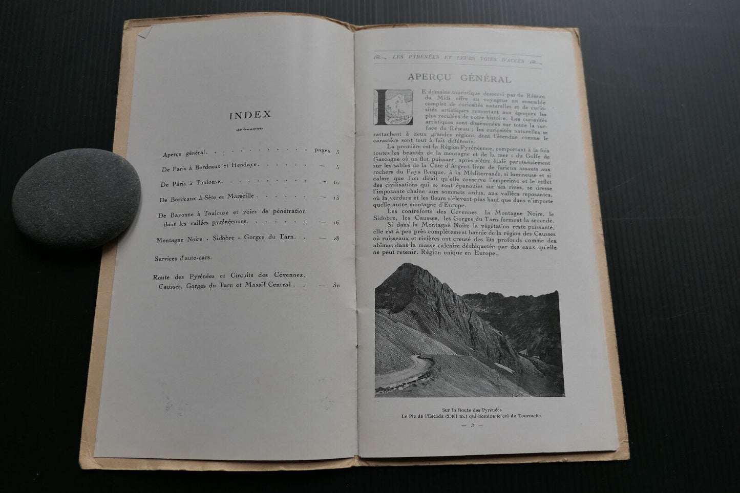ANCIEN LIVRET GUIDE TOURISTIQUE LES PYRENEES ET LEURS VOIES D'ACCES