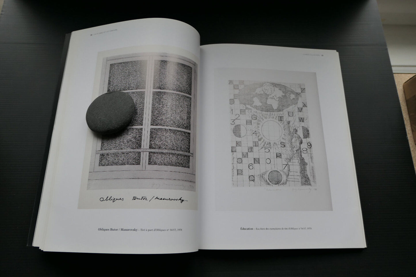 LA PLUME ET LE CRAYON GREGORY MASUROVSKY MICHEL BUTOR 2004 SOMOGY EDITIONS D'ART
